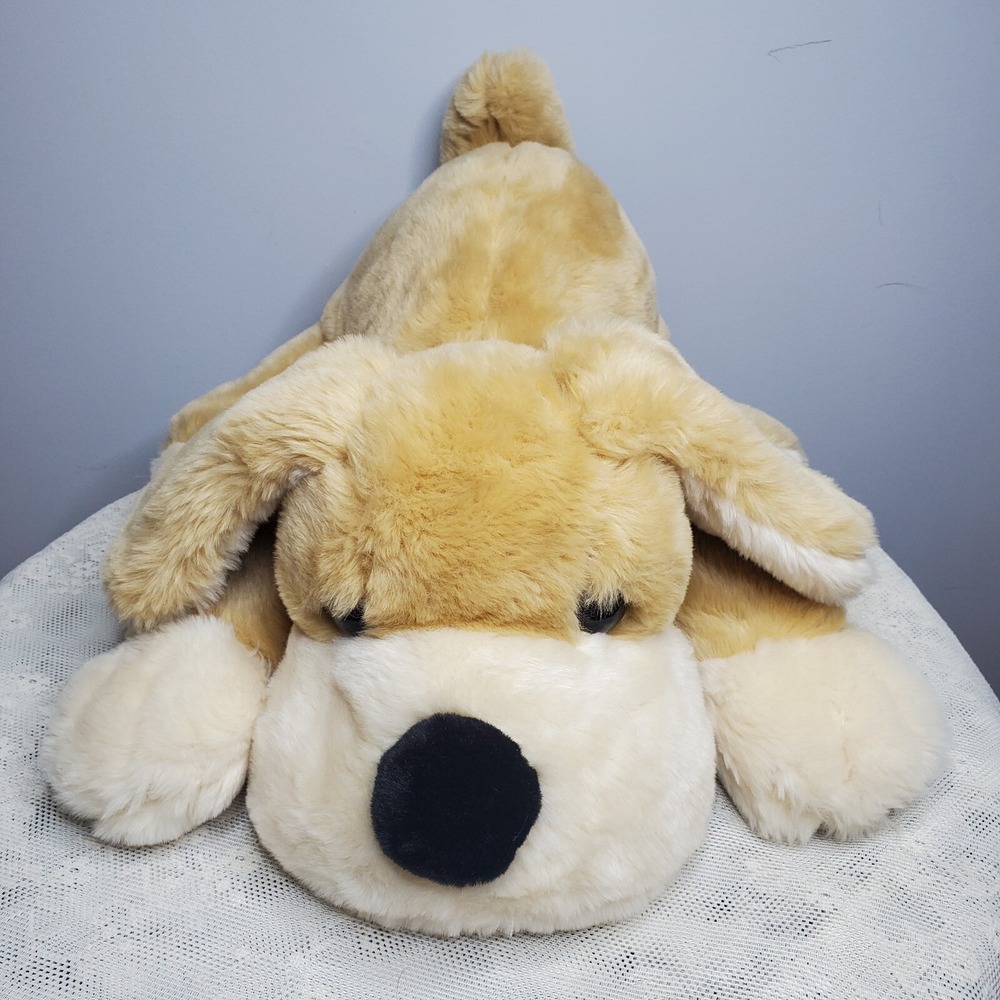 FAO SCHWARTZ 22" Brown‎ Patrick Pup Plush Dog Stuffed Animal Toy Puppy